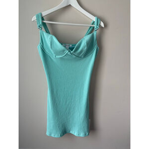 Women's ReVamped Sexy Bodycon Dress Size L Green